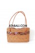 ladies shopping handbags ata rattan ethnic batik lining